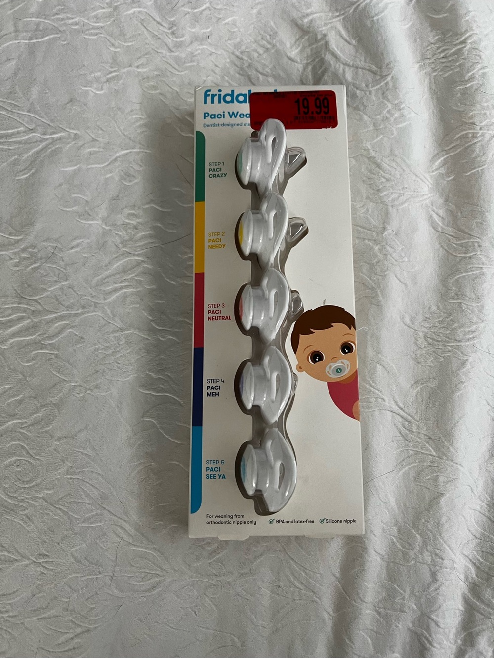 Fridababy Paci Weaning Pacifier 5-Step System NWT